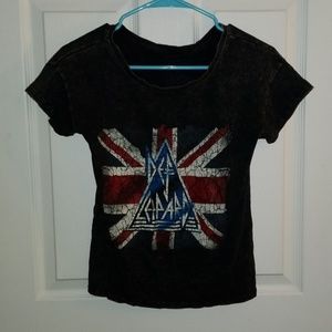Vintage Black Def Leppard Tee